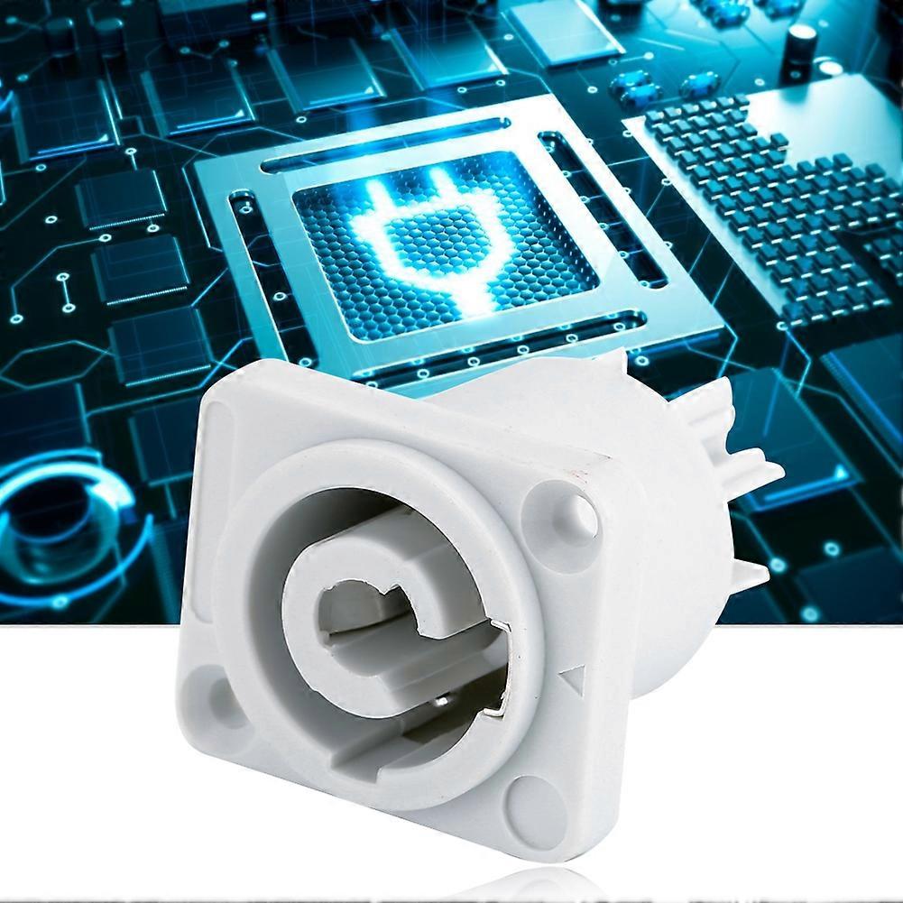 10Pcs 3-Core 20A Audio Amplifier Power Socket Connector Jack