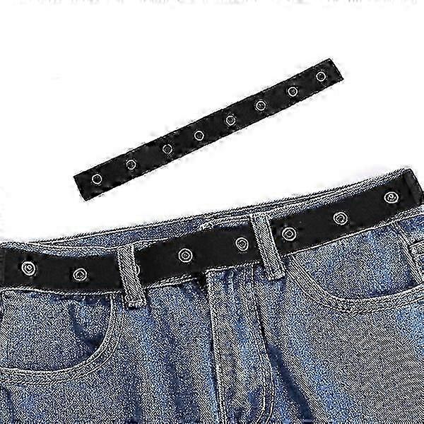Invisible elastic belt 2 pcs black