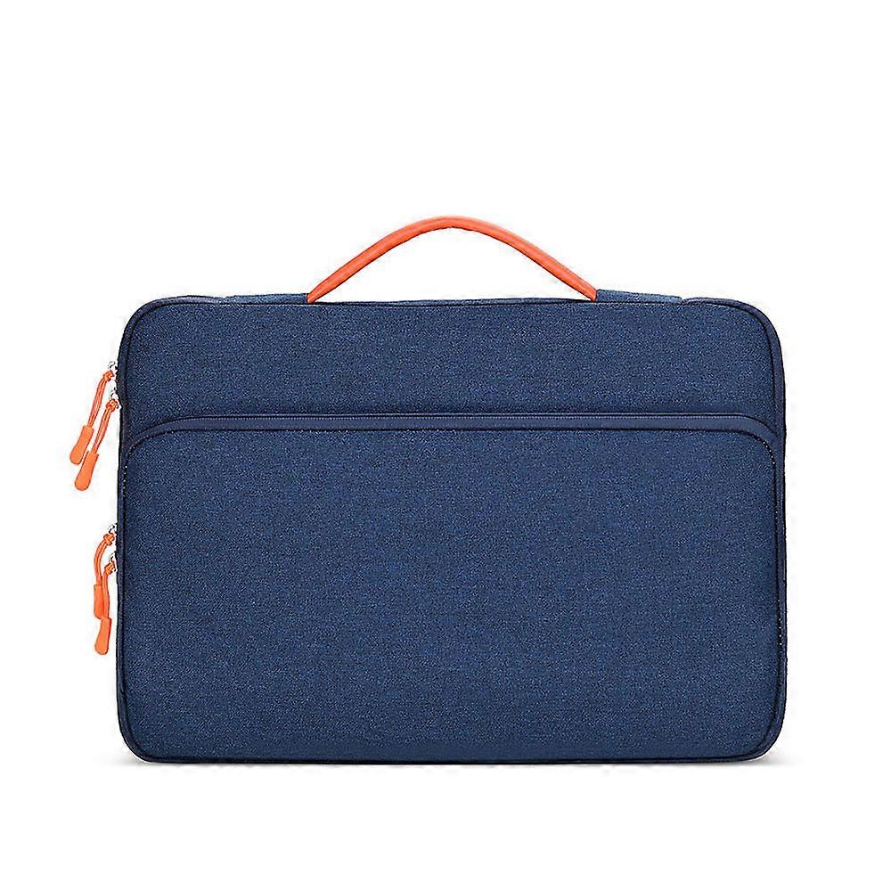 Bolsa para laptop de 14 polegadas para homens Business Casual Briefcase-Blue