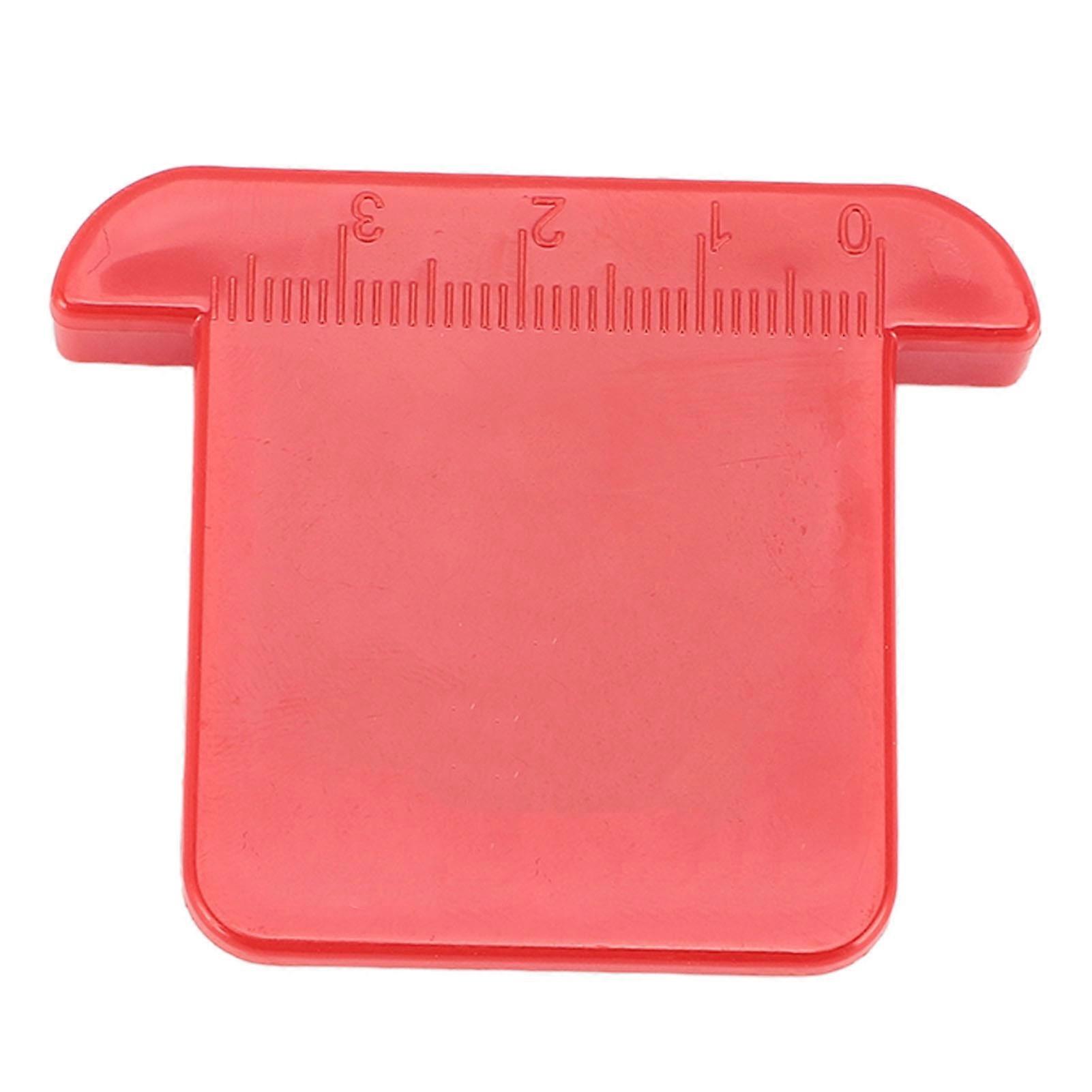 Sewing Magnetic Seam Guide Multifunctional Portable Plastic Seam Guide with Scale for Home Red