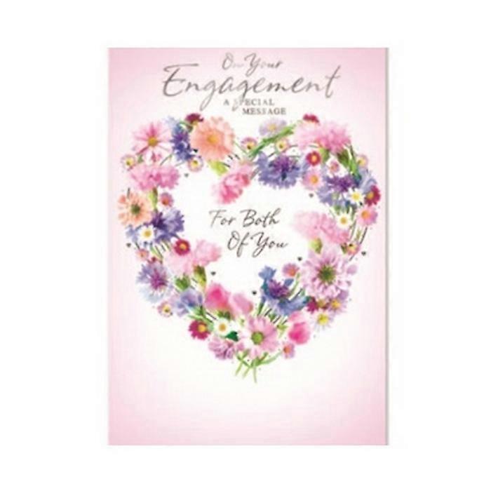 Simon Elvin On Your Engagement For Both Of You Greetings Card (Pack of 6)