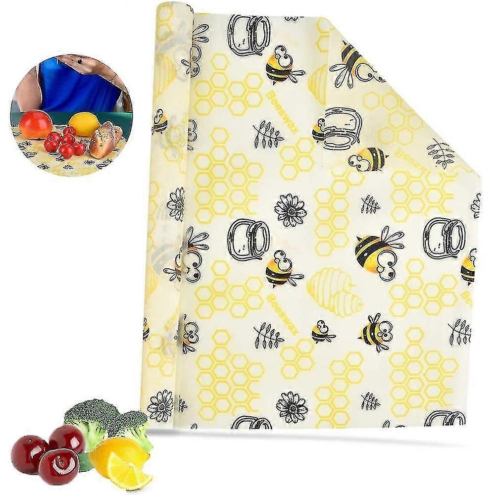 Μελισσοκέρι Food Wrap Roll (100x33cm) Επαναχρησιμοποιήσιμο Beeswax Wrap Και Φιλικό προς το Περιβάλλον Bees Wrap Συμβατό με Wiches
