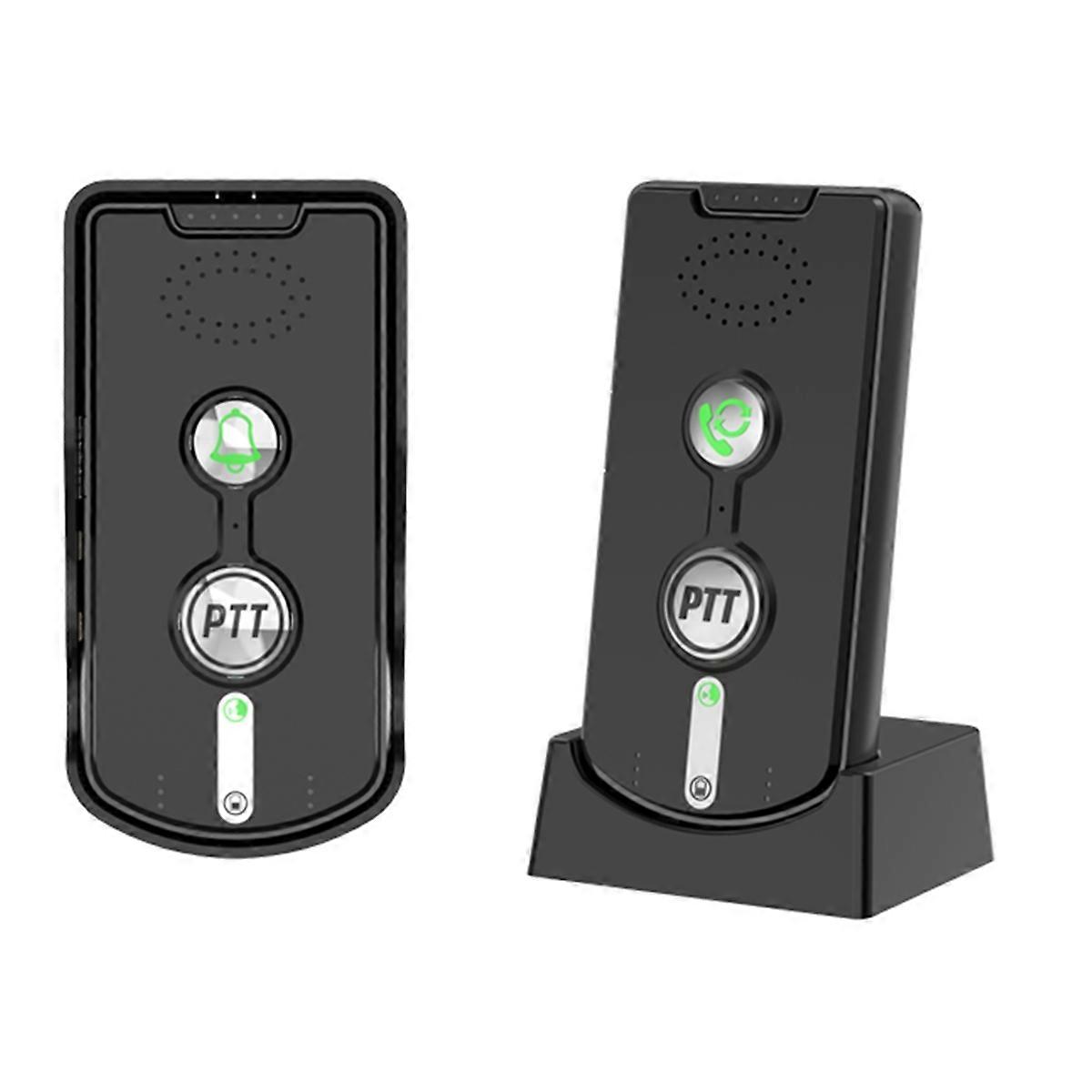 1000M Wireless Long Distance 2.4Ghz Audio Door Phone Voice Sender&Reciever Intercom Doorbell Black