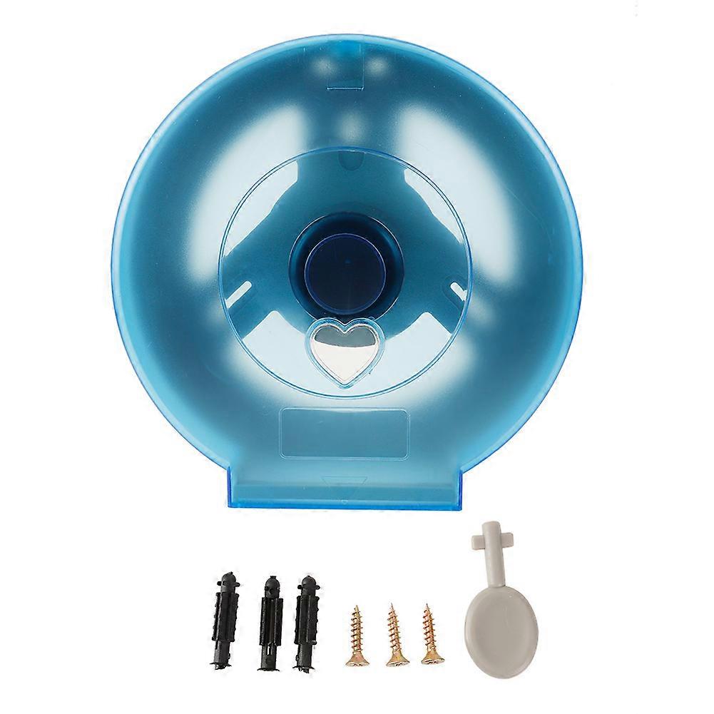 Innovative Restroom Solution: Transparent ABS Case Toilet Tissue Dispenser, Wall Mounted, Promoting Visibility and Sanitation