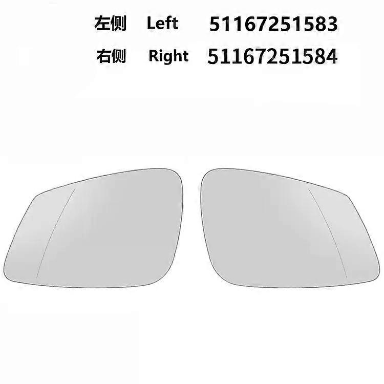 Ruili568 Car wide angle heated mirror glass compatible for BMW 1 class 3 5 class 6 7 class 51167251584 51167251583 Rear viewer mirrors