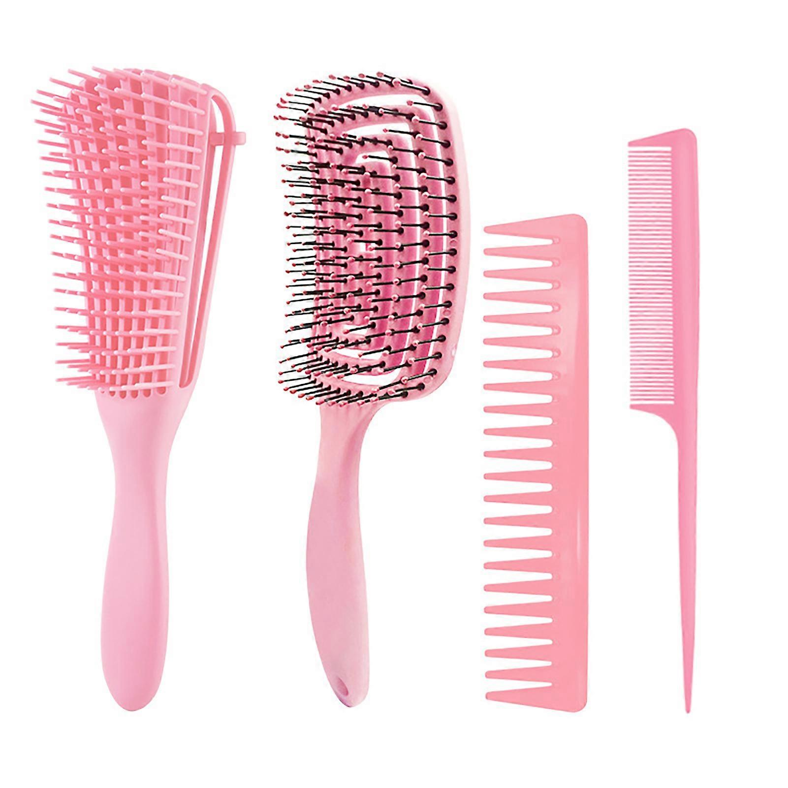 Octopus Comb Set Large Tooth Comb Pointed Tail Comb Fluffy Shape
