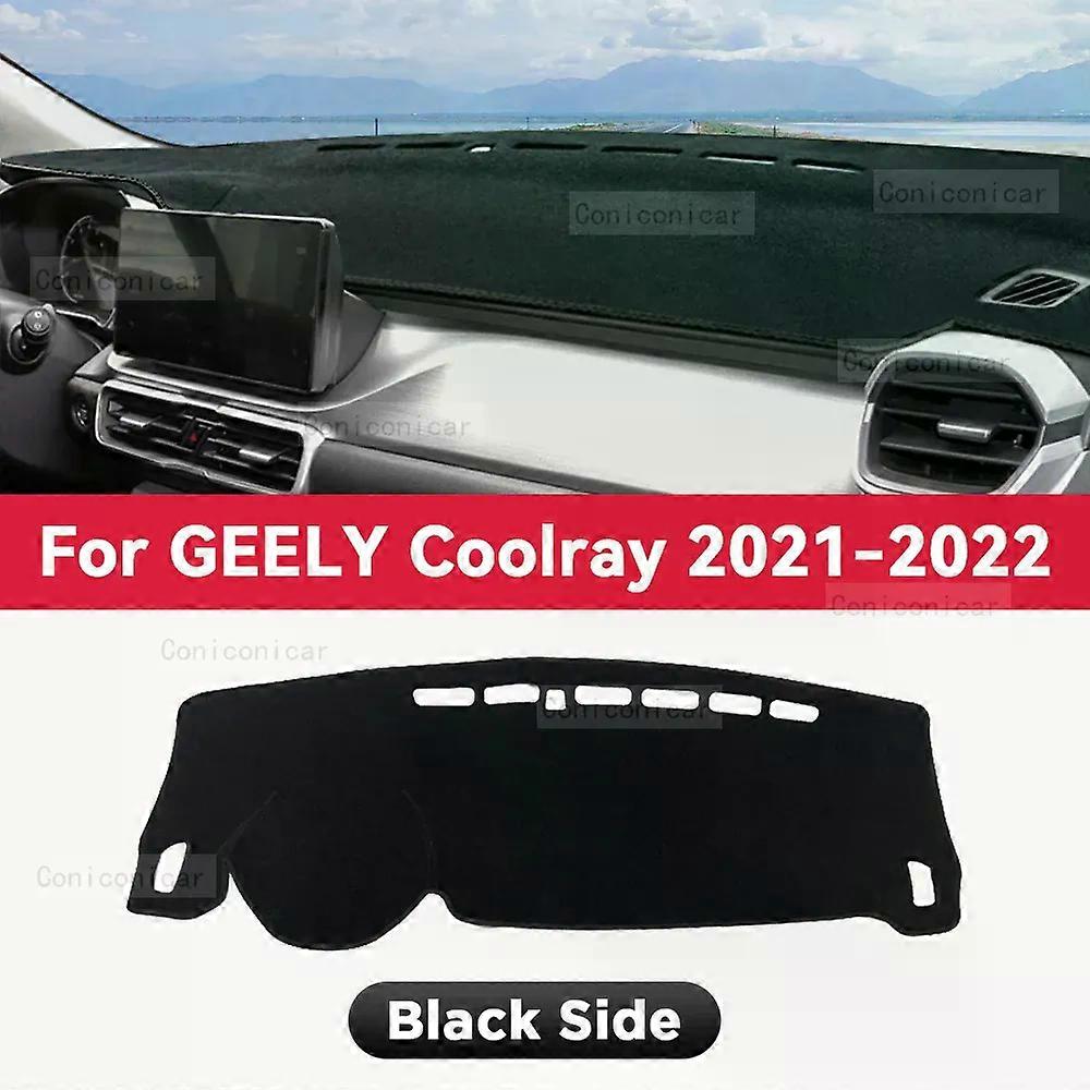 Dashboard Cover Mat Protective Pad For GEELY COOLRAY 2021 2022 Car Accessories Dash Board Sunshade Anti-UV Carpet Dashmat