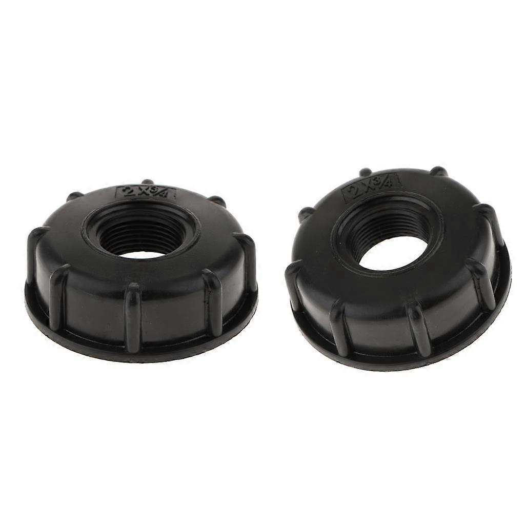 IBC-Wassertankadapter für 60 mm Grobgewindeauslass auf 3/4" Gewinde, 2 Stück