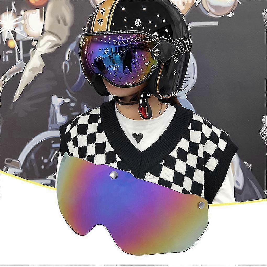 Road Bike Helmet Magnet Glasses Pc Material Sturdy And Durable Glasses For Cycling Enthusiast Protection