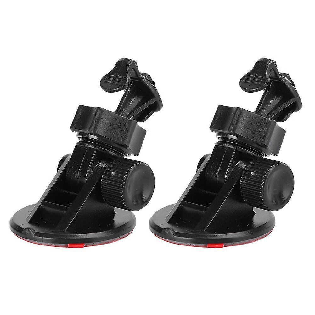 40mm Mini Glue Automobile Data Recorder Holder Small Adjustable Sticky Support (2Pcs)