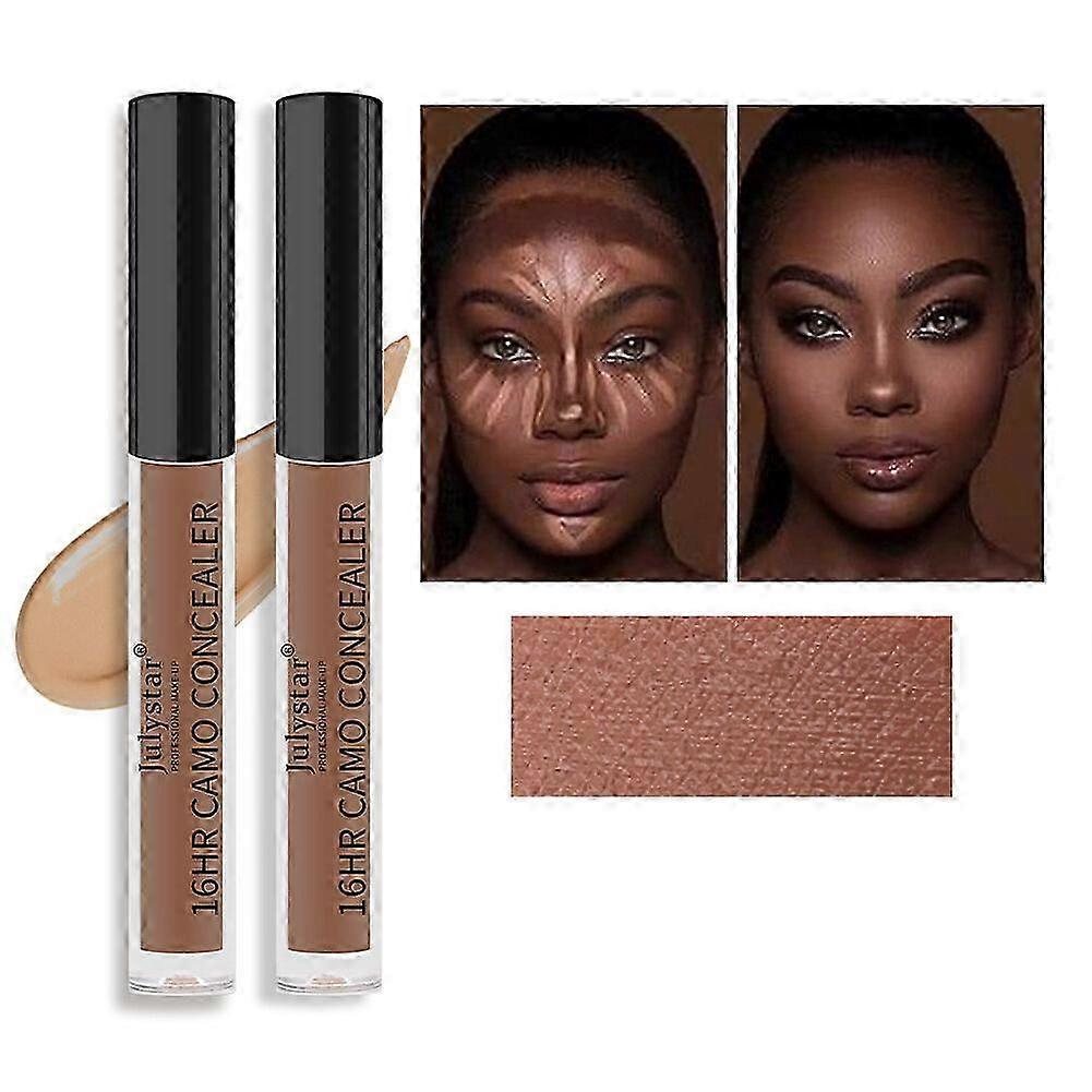 Waterproof Coverage Concealer Matte Concealer Cream Dark Circles Under Eye Helps Control Excess Oil 6Pcs Concealer Full