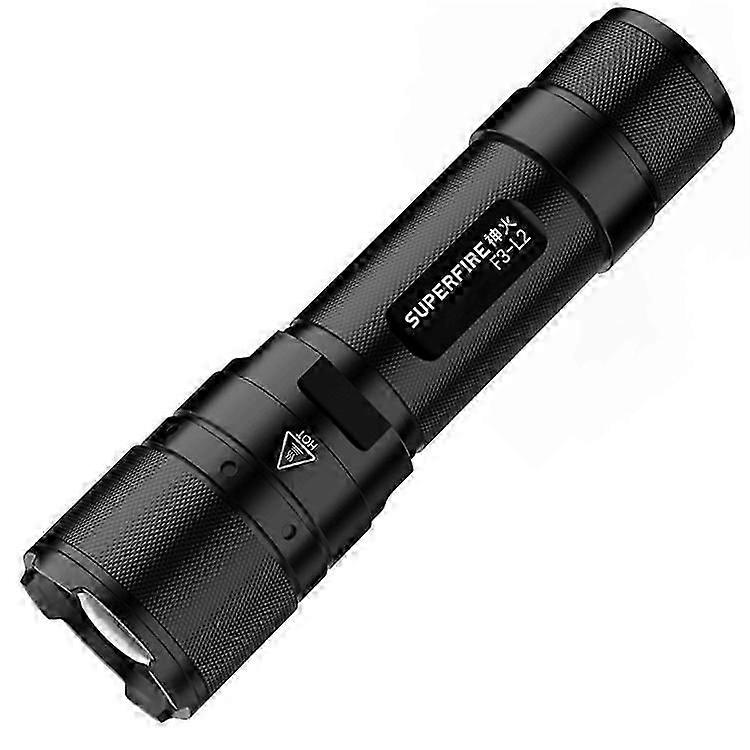 SUPFIRE F3-L2 L2(T6) LED 10W 1100 Lumen Focusing Flashlight