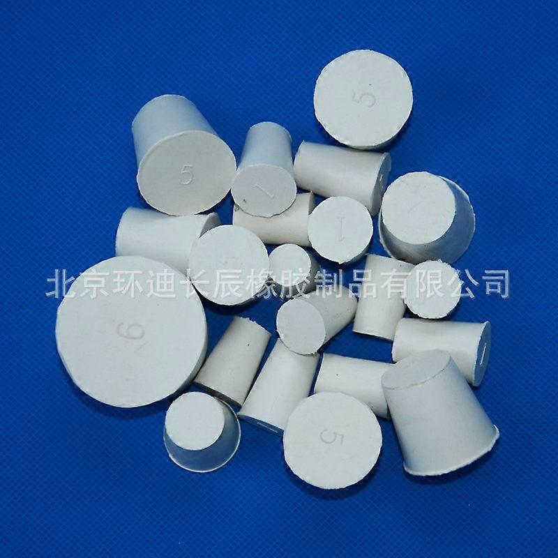 18pcs Rubber Stoppers Lab Stoppers Plugs Assorted Sizes Tapered Laboratory Bungs For Test Tubes Sealing Plugs For Experimental Bottles (000#, 0#, 2#,