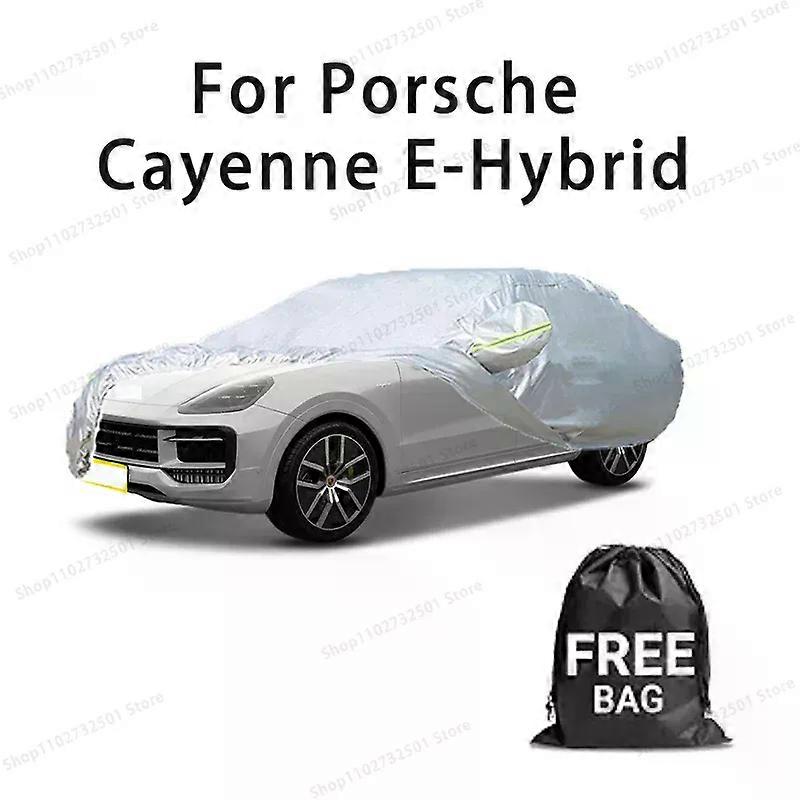 For Porsche Cayenne E-Hybrid Car Cover with Reflective Strip Dustproof UV Scratch-Resistant Sunscreen Protective cover