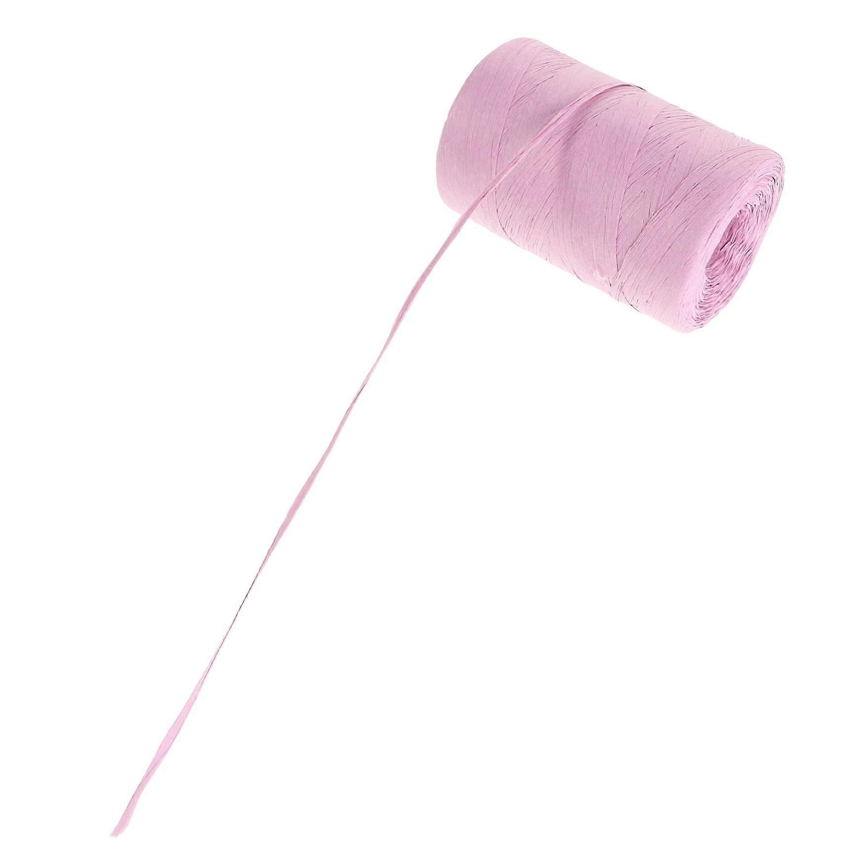 Raffia Paper Ribbon Light Twine String for Flower Wrapping, Gift Packing, DIY Crafts, and Holiday Decorations