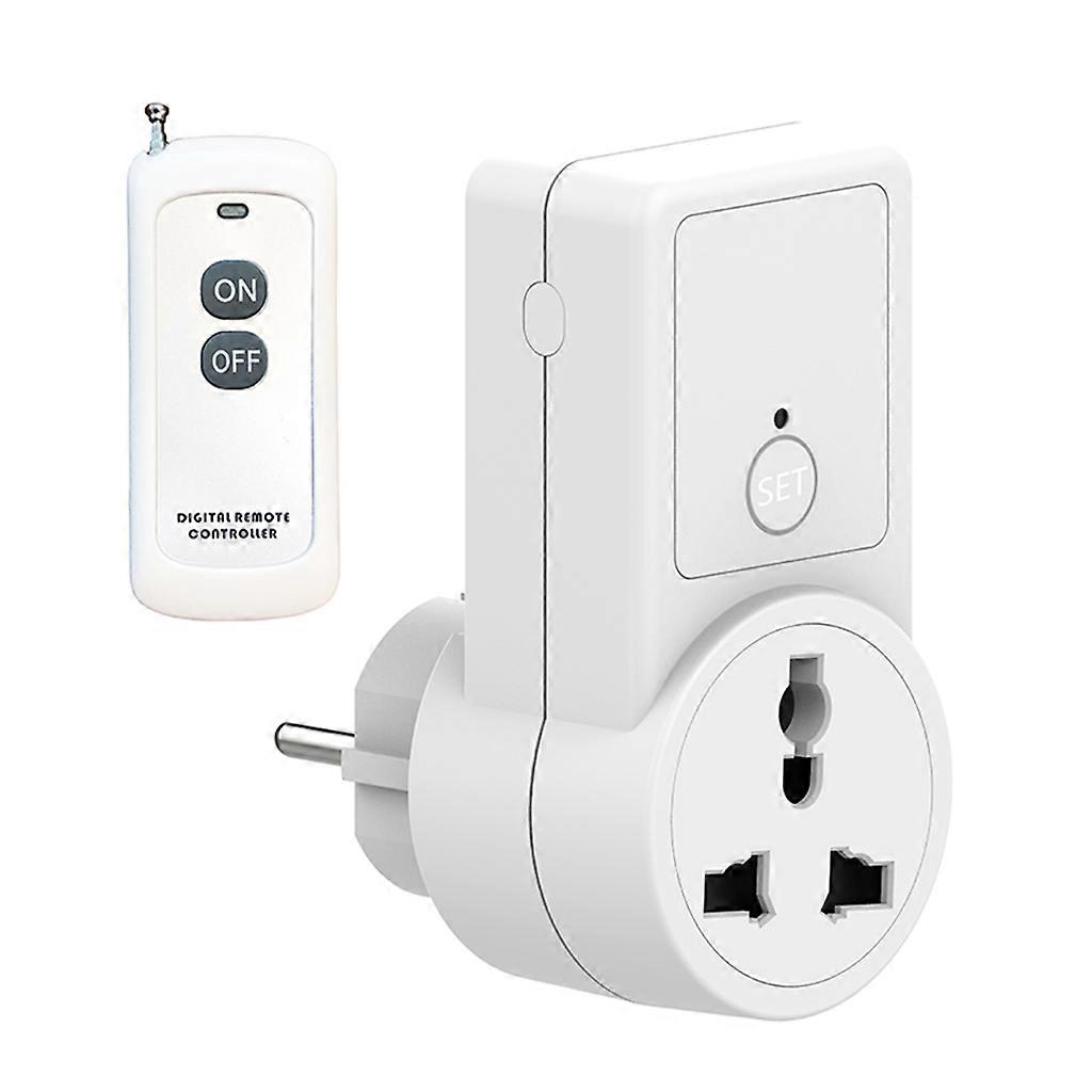 Remote Control Power Outlet Light Switch Plug for Smart Socket Eu Adapter Wireless On/Off Standard Europlug Home Lamp Ho