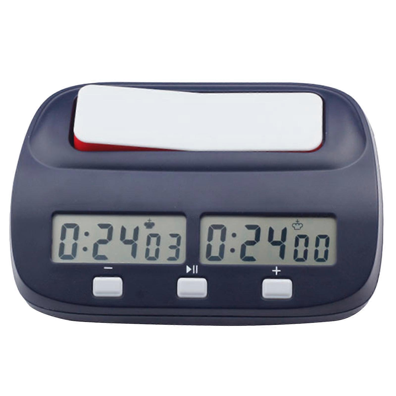 Display digitale Timer internazionale per scacchi Orologio per scacchi Timer digitale Timer per il conto alla rovescia Timer portatile per gioco da tavolo