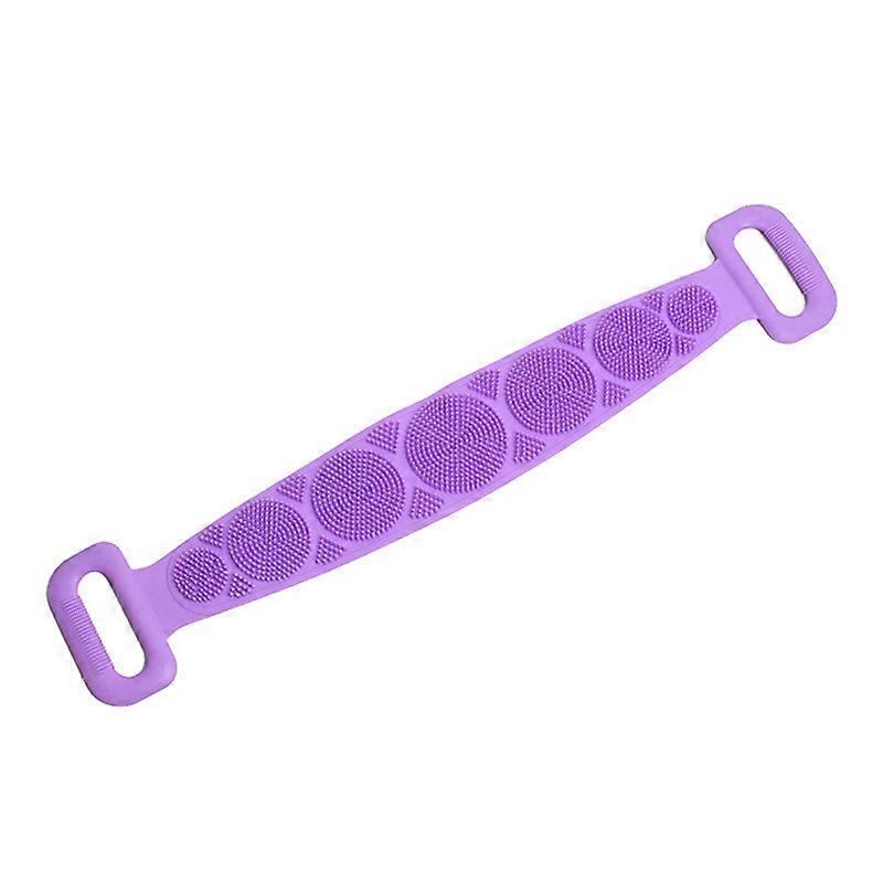 Body Silicone Brush Scrub Body Exfoliating Sponge Brush Bathroom Shower Back Brush Bath Scrub Clean Tool Stain Removal Bath Belt