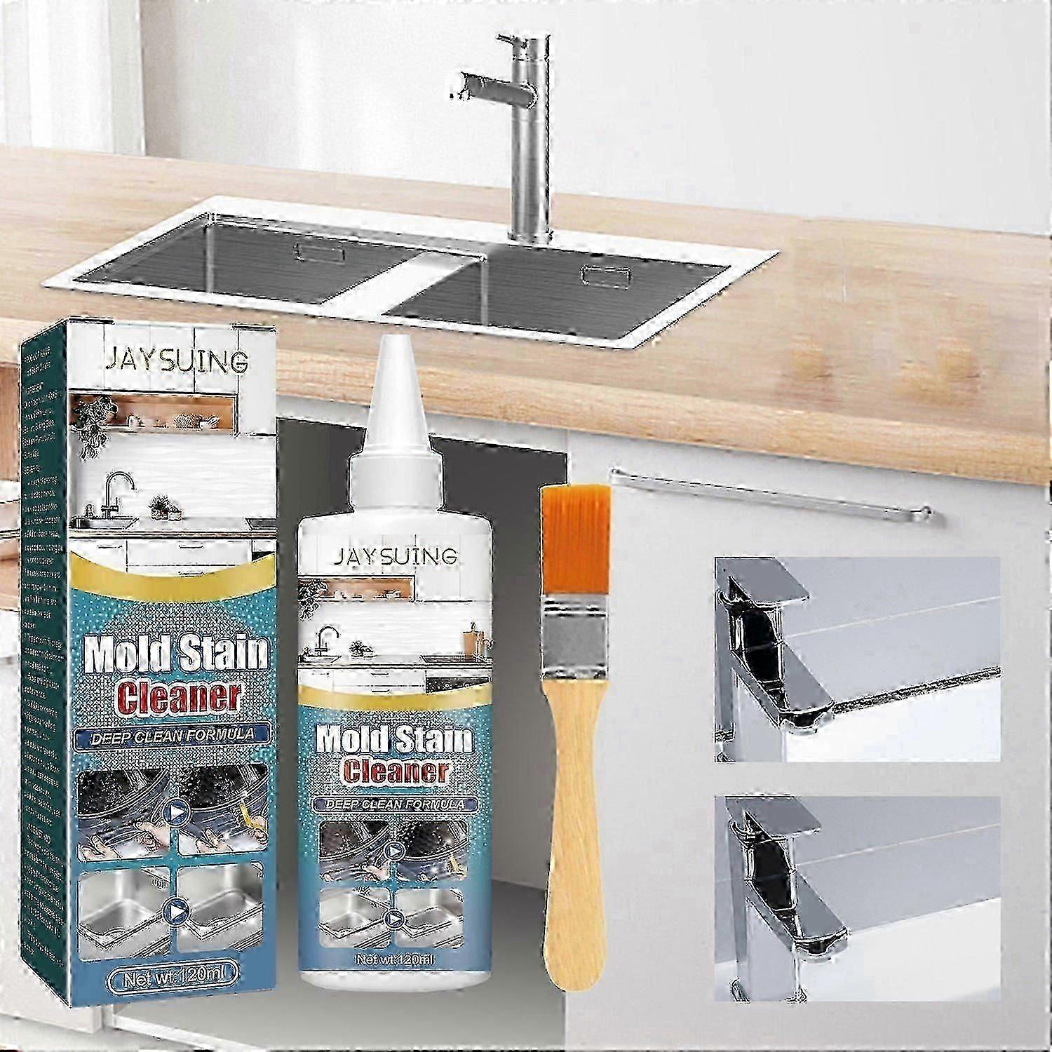 Jaysuing جل مزيل العفن المنزلي ، مطبخ حمام جدار تنظيف الثلاجة غسالة سيليكون