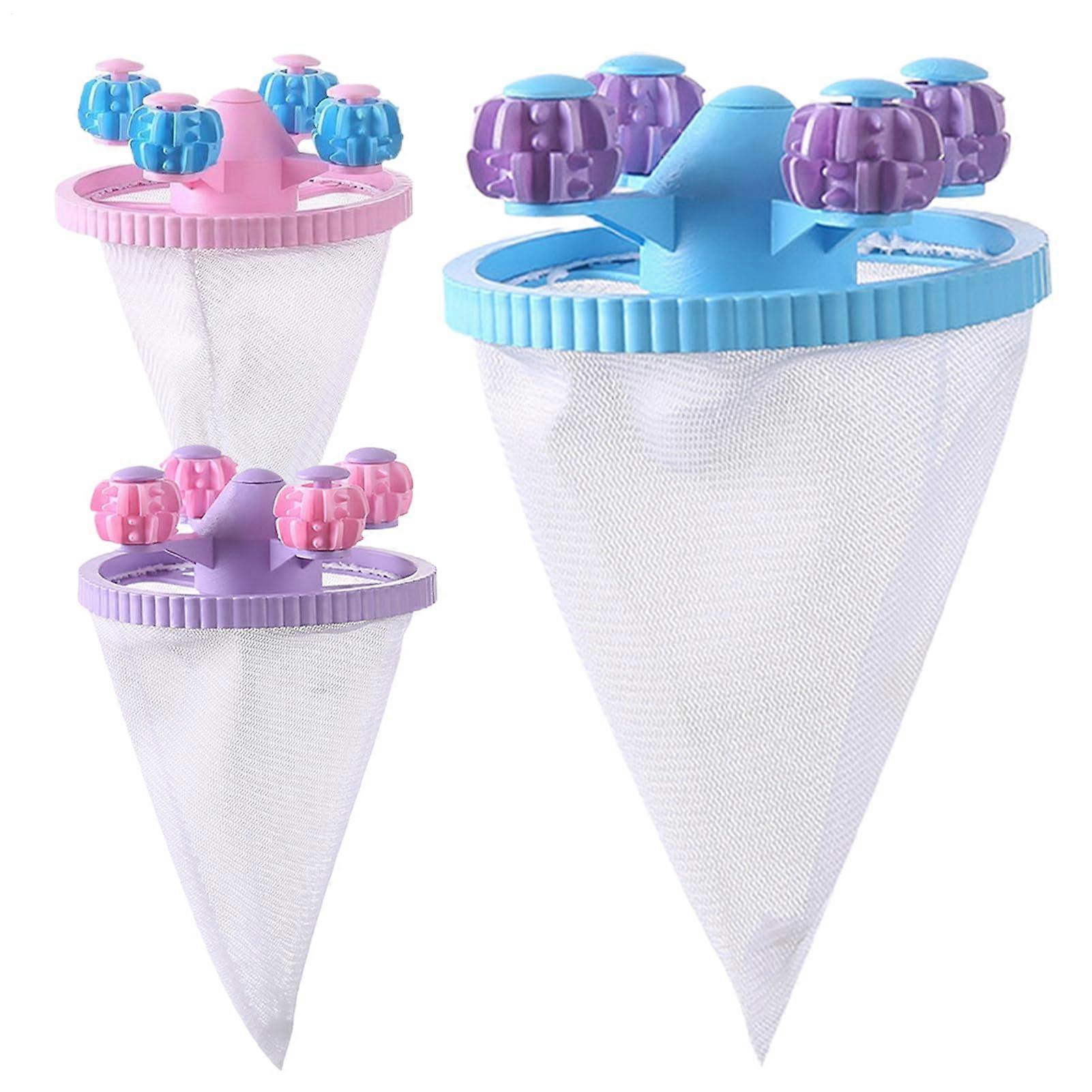 Floating Hair Filter Net Selected Mesh Material Reduce Fiber Damage Support Efficient Garment Care