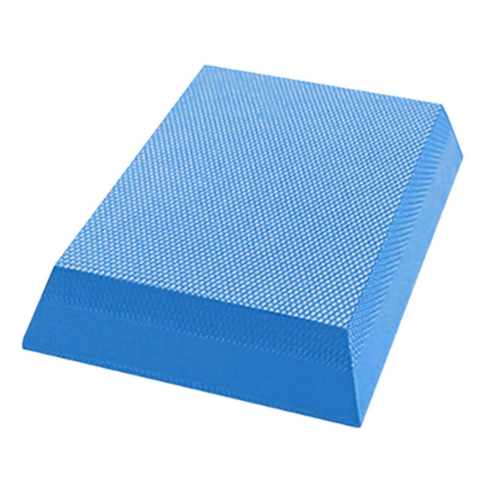 Exercise Balance Pad Foam Mat TPE Anti Slip Soft Balance Cushion Knee Cushion for Stability Home Gym Indoor Meditation Blue