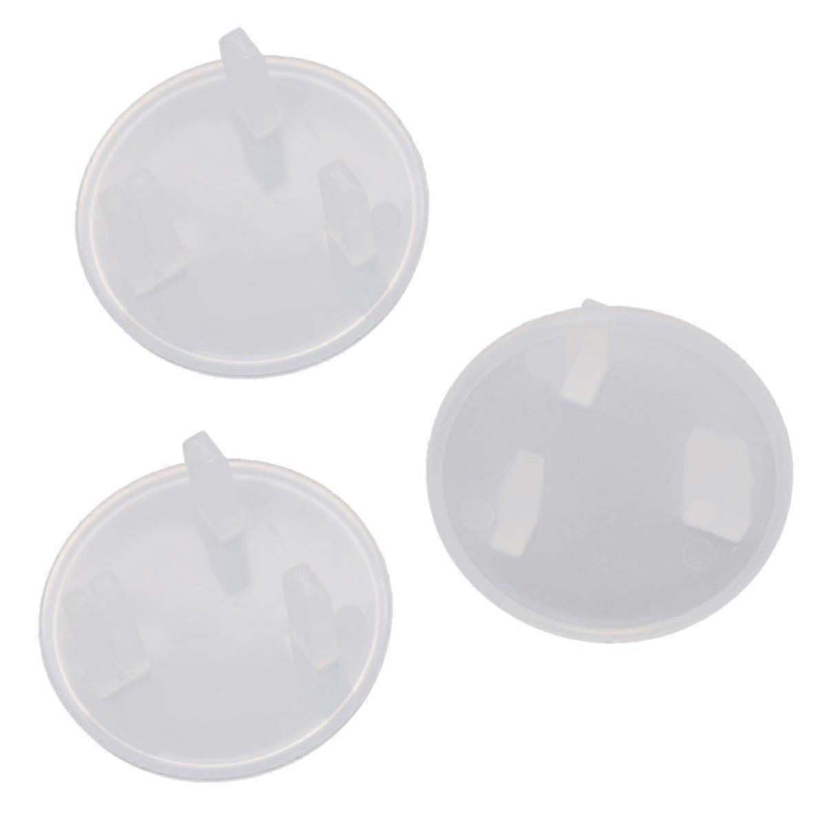 Outlet Cover 3 Hole ABS Socket Proofing Electrical Safety Protector for Household
