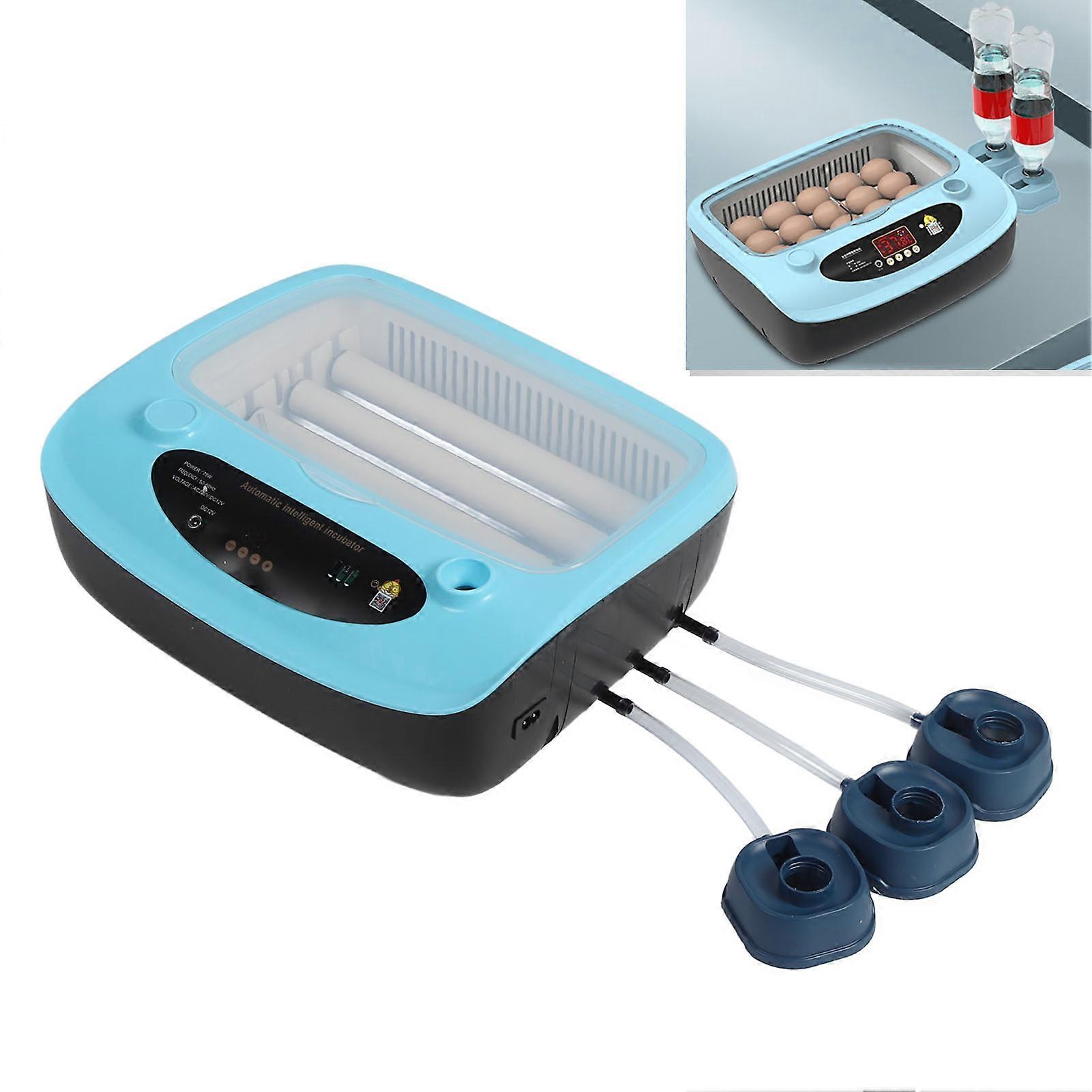 Incubateur d’œufs automatique Double alimentation LED Candler avec retourneur automatique