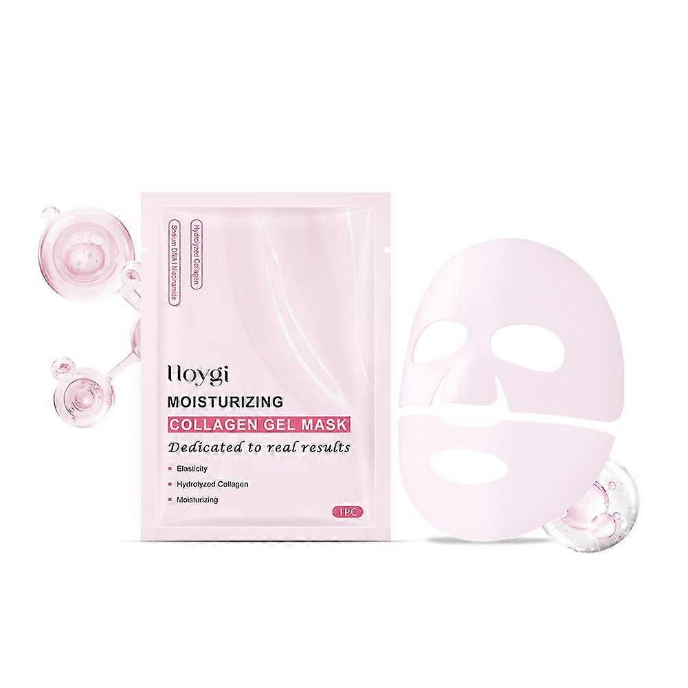 Pink Collagen Face Mask Anti Wrinkle Deep Hydration Skin Firming Brightening Treatment