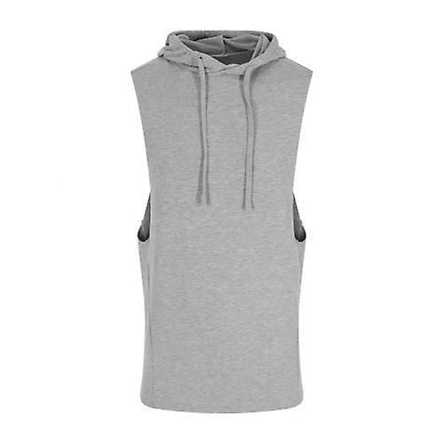 AWDis Adults Unisex Just Cool Urban Sleeveless Muscle Hoodie