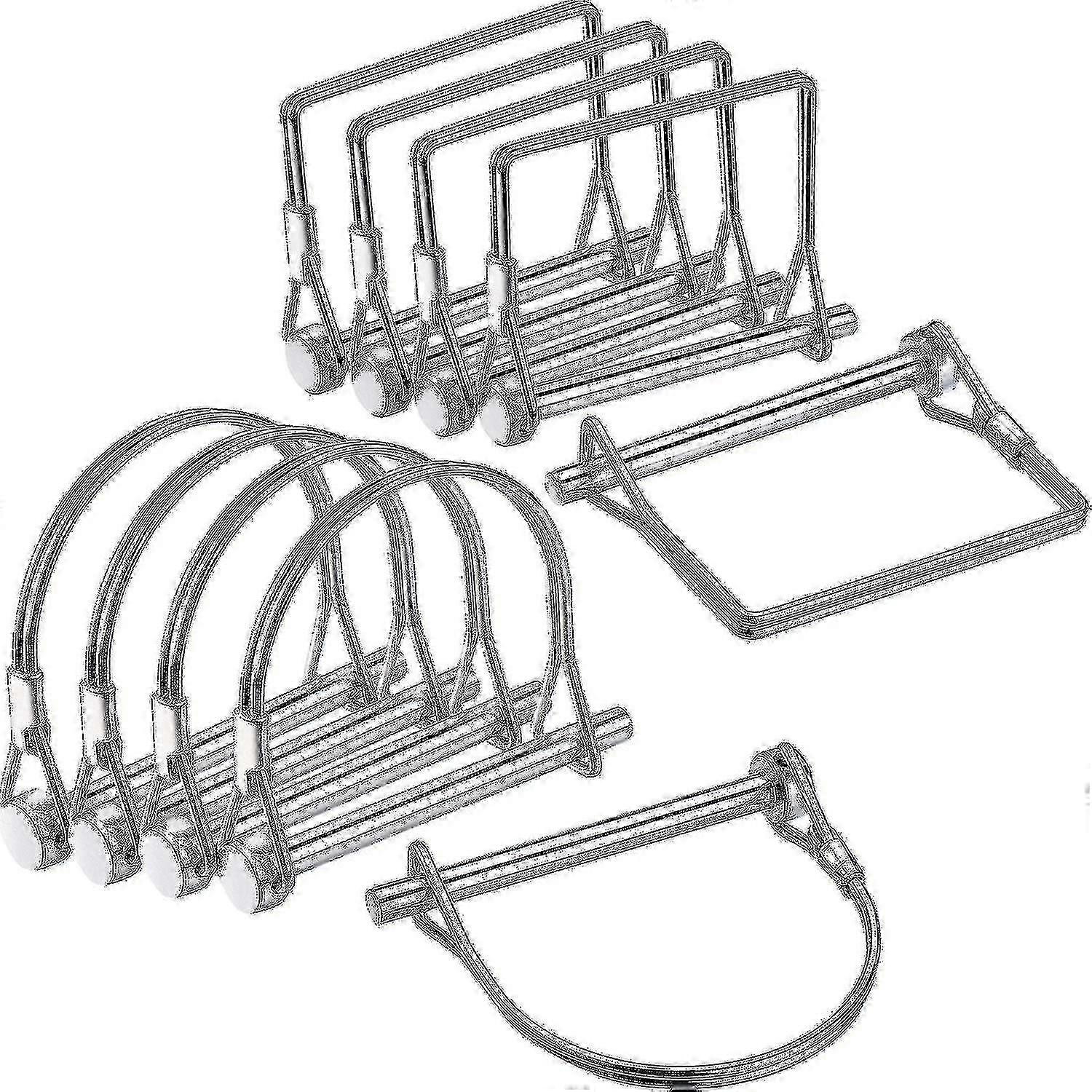 Compatible Withcompatible With10 Pieces Shaft Locking Pin Coupler Pin 1/4 Inch Diameter(silver)