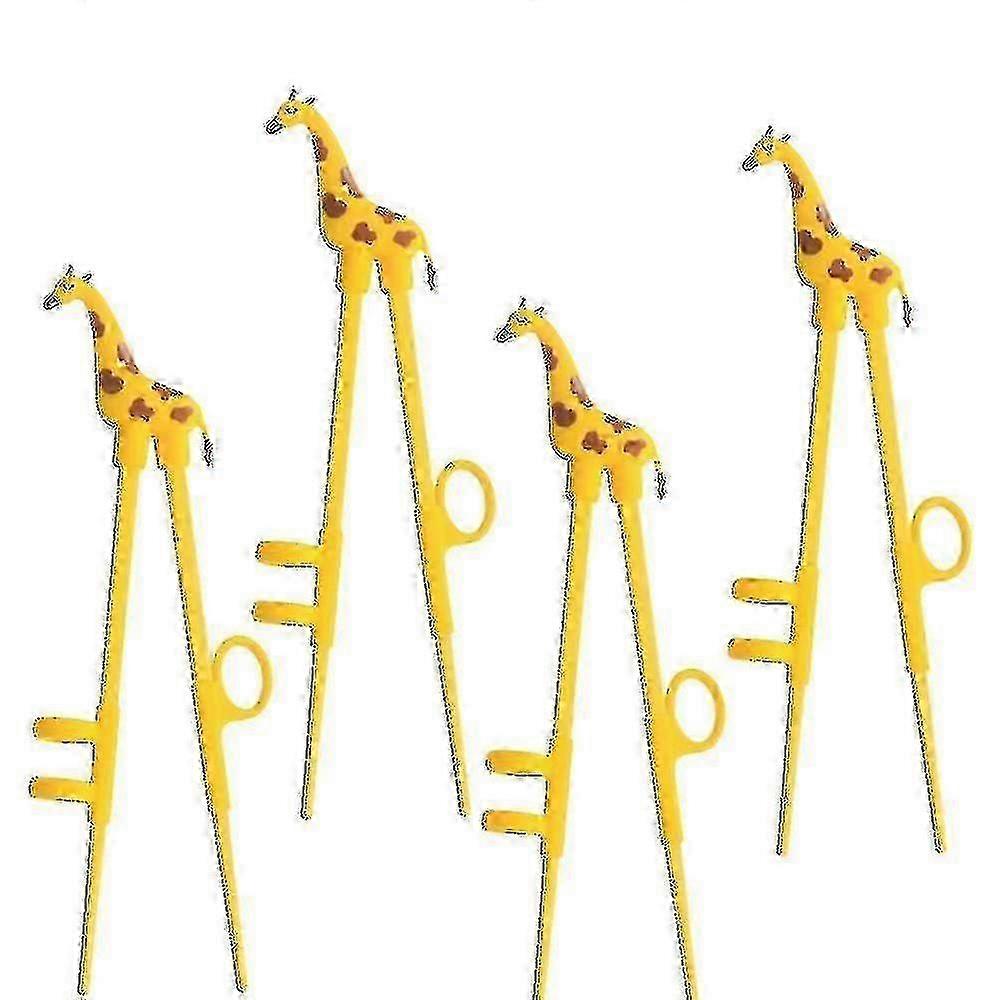 4 db gyerek edzőpálcika állatmintával kezdőknek