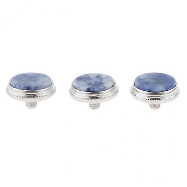 2xTrumpet Finger Buttons Musical Brass Instrument Parts Accessory Blue