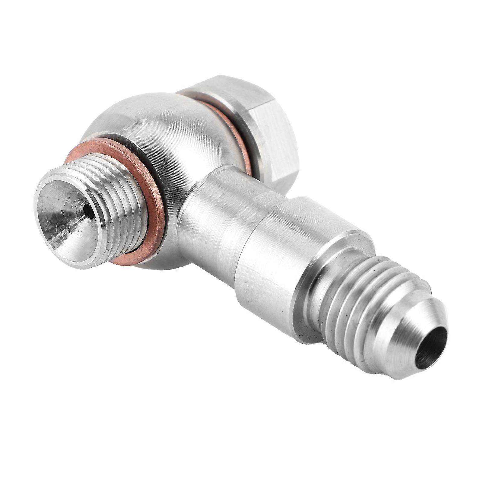 M11x1.0 to 4AN Turbo Oil Feed 1.0mm Restrictor Mild Steel Fitting for GT2871 GT3071R