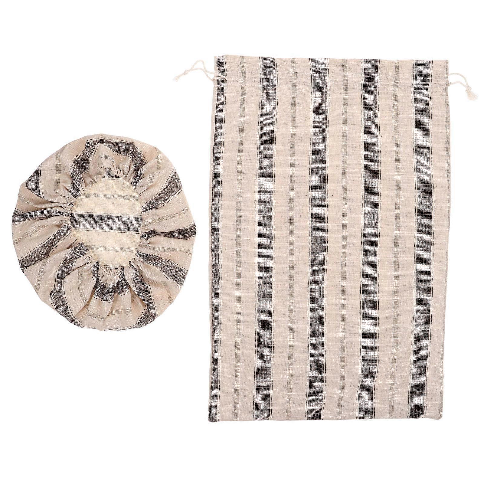 Reusable Bread Bags for Sourdough Linen and TPU Material for Homemade Bread and Other Foods 45.00X30.00X30.00CM 1 Set