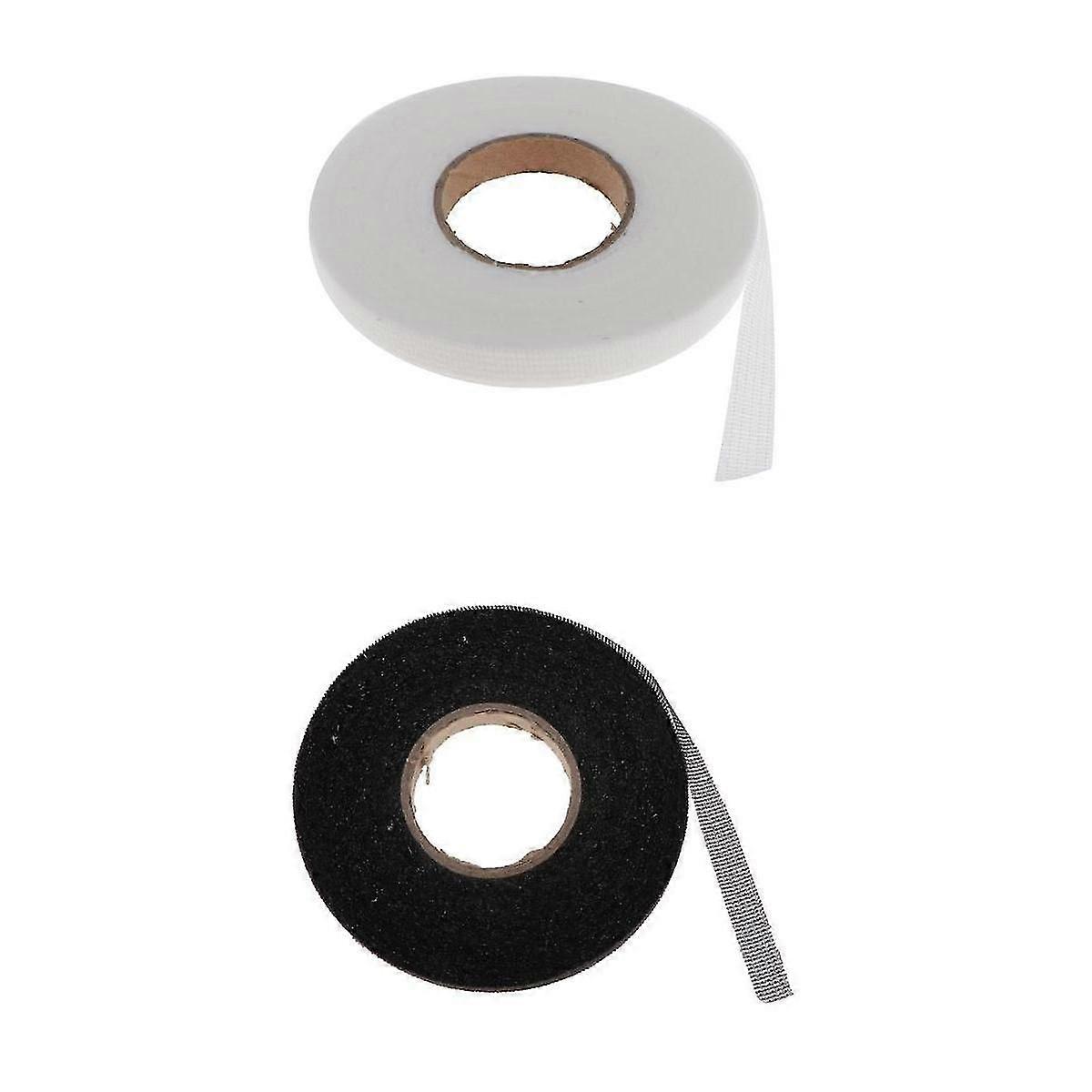 2 Rolls 54 Yards Adhesive Hemming Tape Iron On Sewing Fabric Fusing Tape 1cm