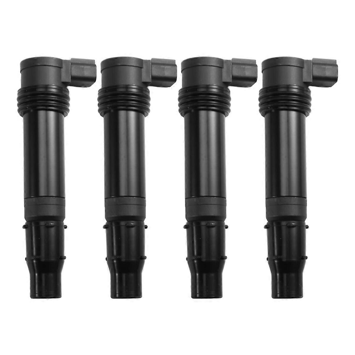 4Pcs Motorcycle Ignition Coil Stick Fit Ignition Coil for ZX636 ZX6R ZXR9F R9F 636 05-16 F6T570