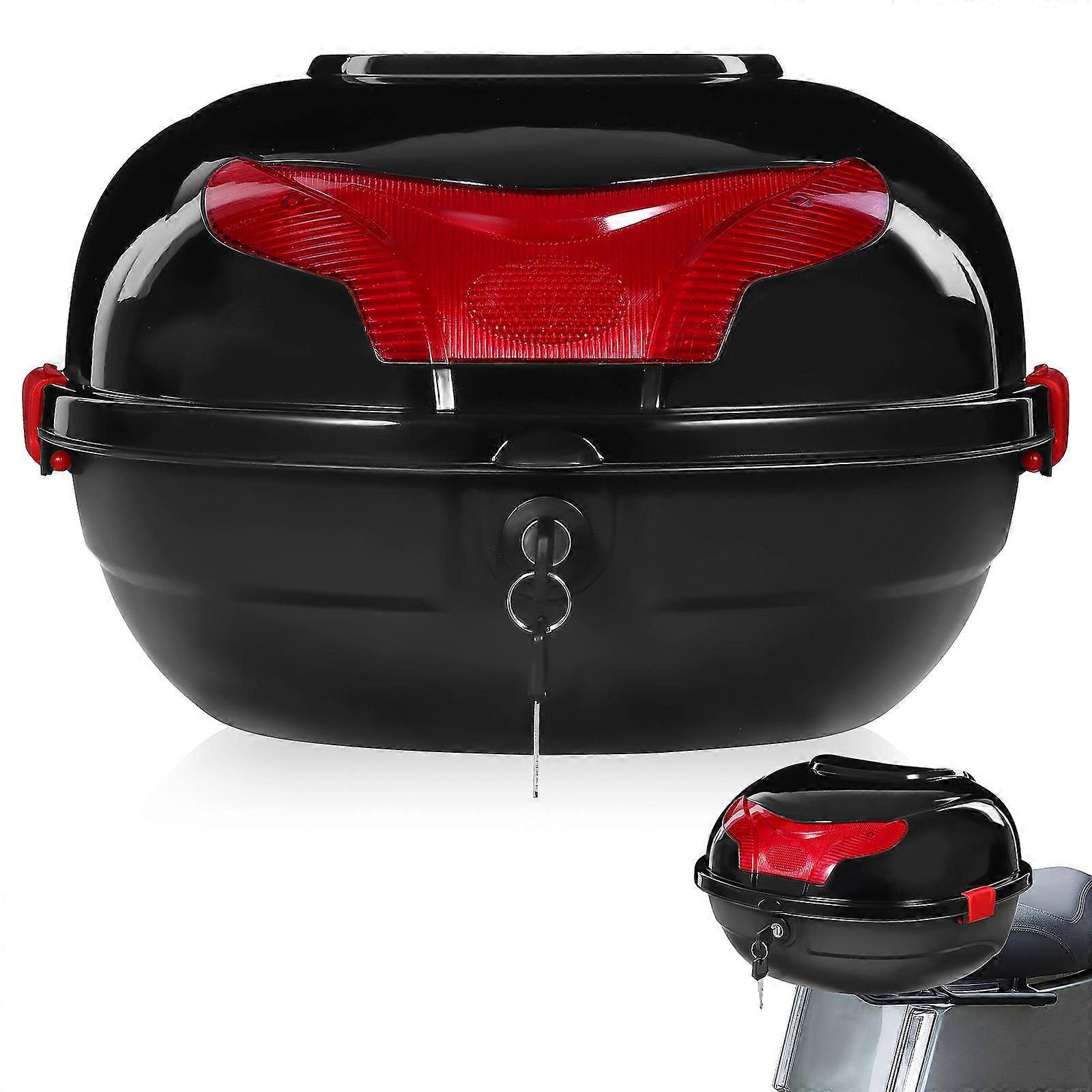 Motorcycle Tail Rack Trunk Bag 1 Set Universal Hard Case Storage Box