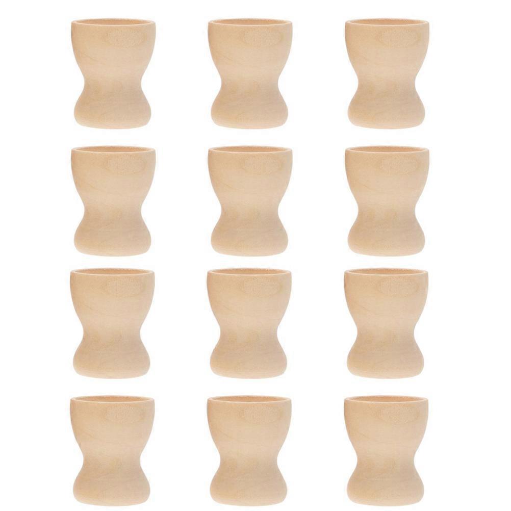 Egg Cups Cartoon for Children Easter Diy Activities Simple Design 12Pcs