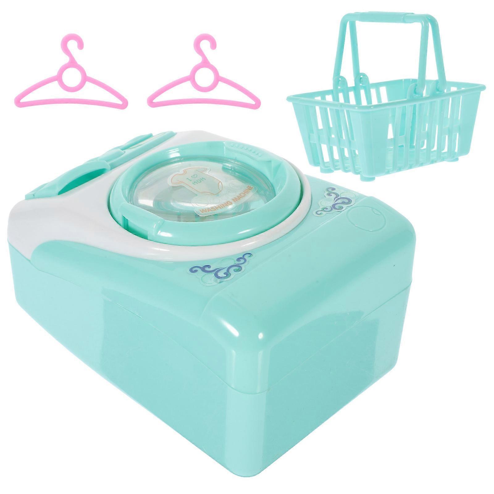 Simulation Design Mini Washer Machine Educational Activities Realistic Sound Plastic 14.00X9.50X8.00CM 1Set