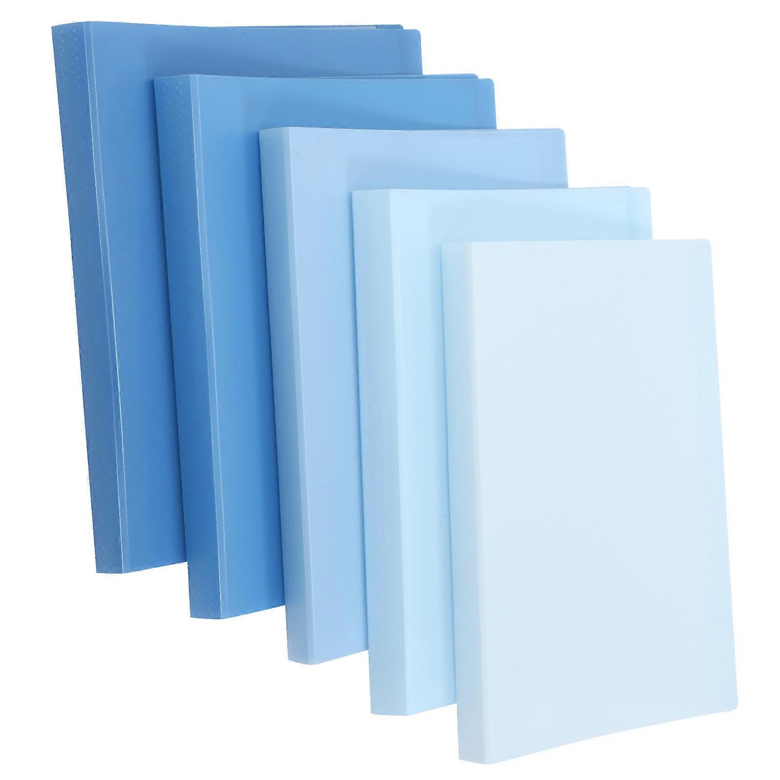 Folder Organizer Portable File Organizer Files Work Blue Gradient 31.00X23.00X2.50CM 5Pcs