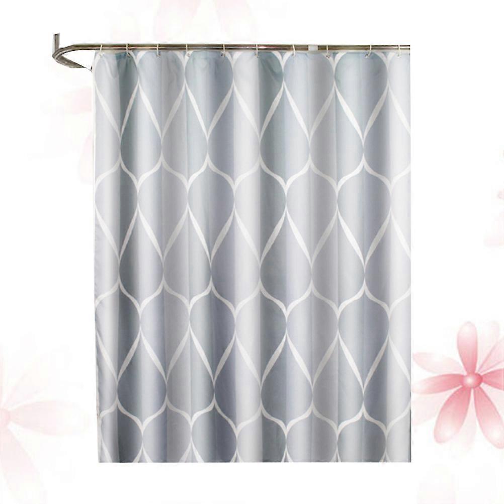 Waterproof Bathroom Shower Curtains Simple Design Polyester Homeowners 120x180cm Rectangular 1Set