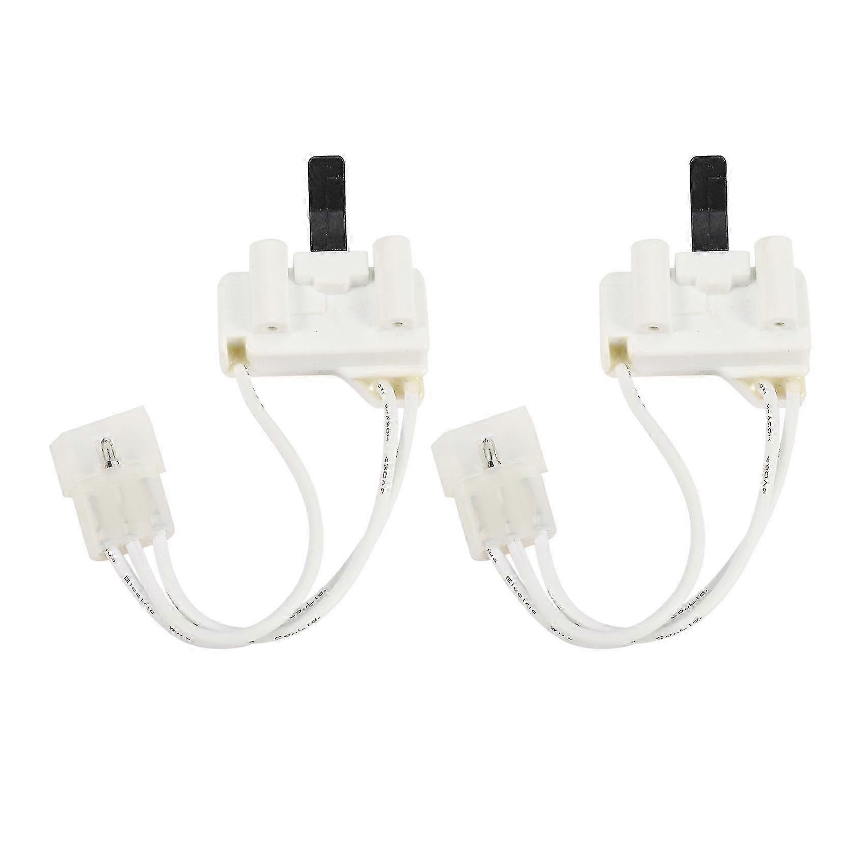 2pcs Dryer Door Switch Assembly Replacement Part Compatible with Certain Brands