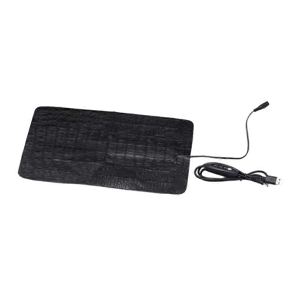 Reptile Heating Pad Scratch Proof USB PU Heating Sheet 3 Speed Temperature Adjustment Reptile Insulation Pad