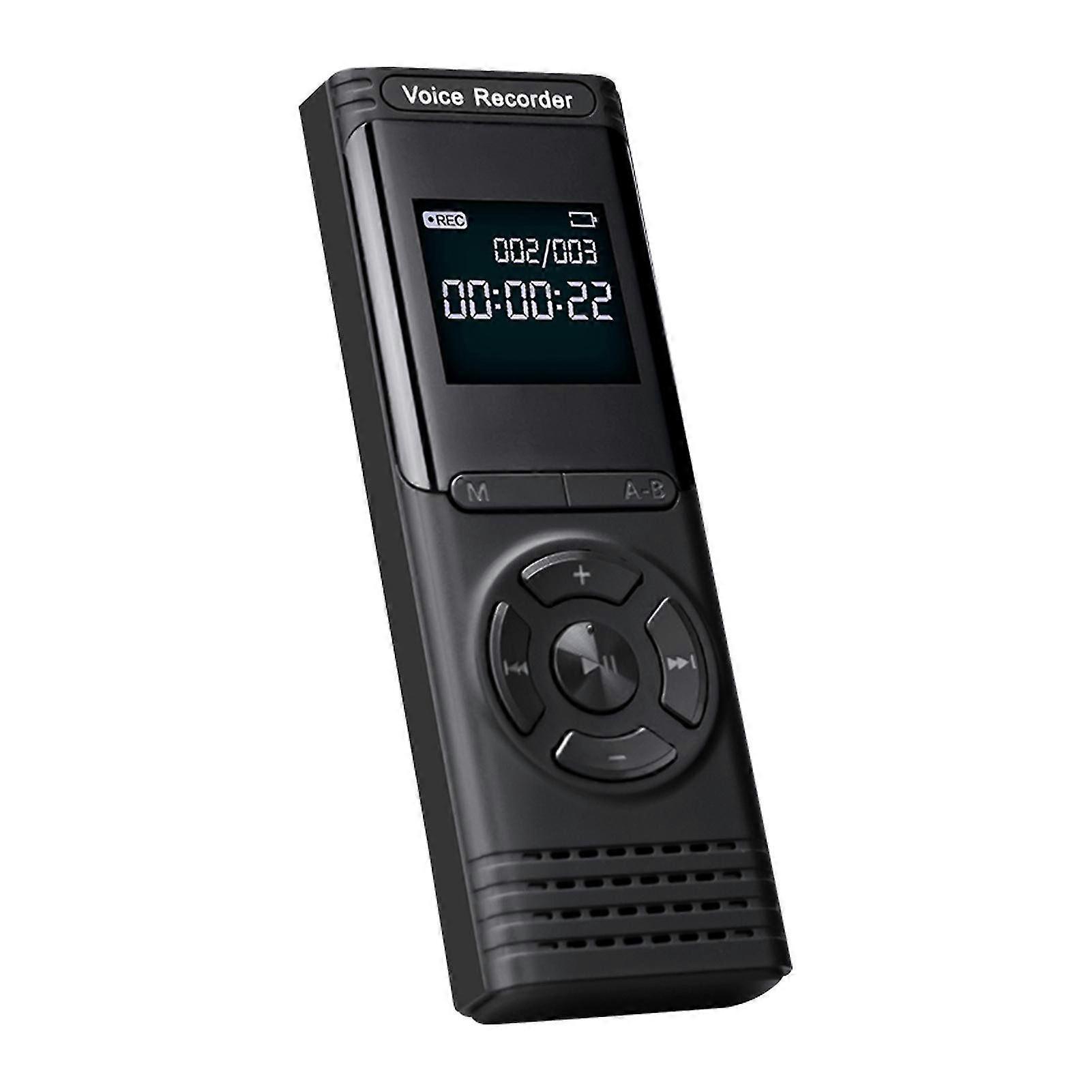 Enregistreur vocal numérique 32 Go à commande vocale Dictaphone