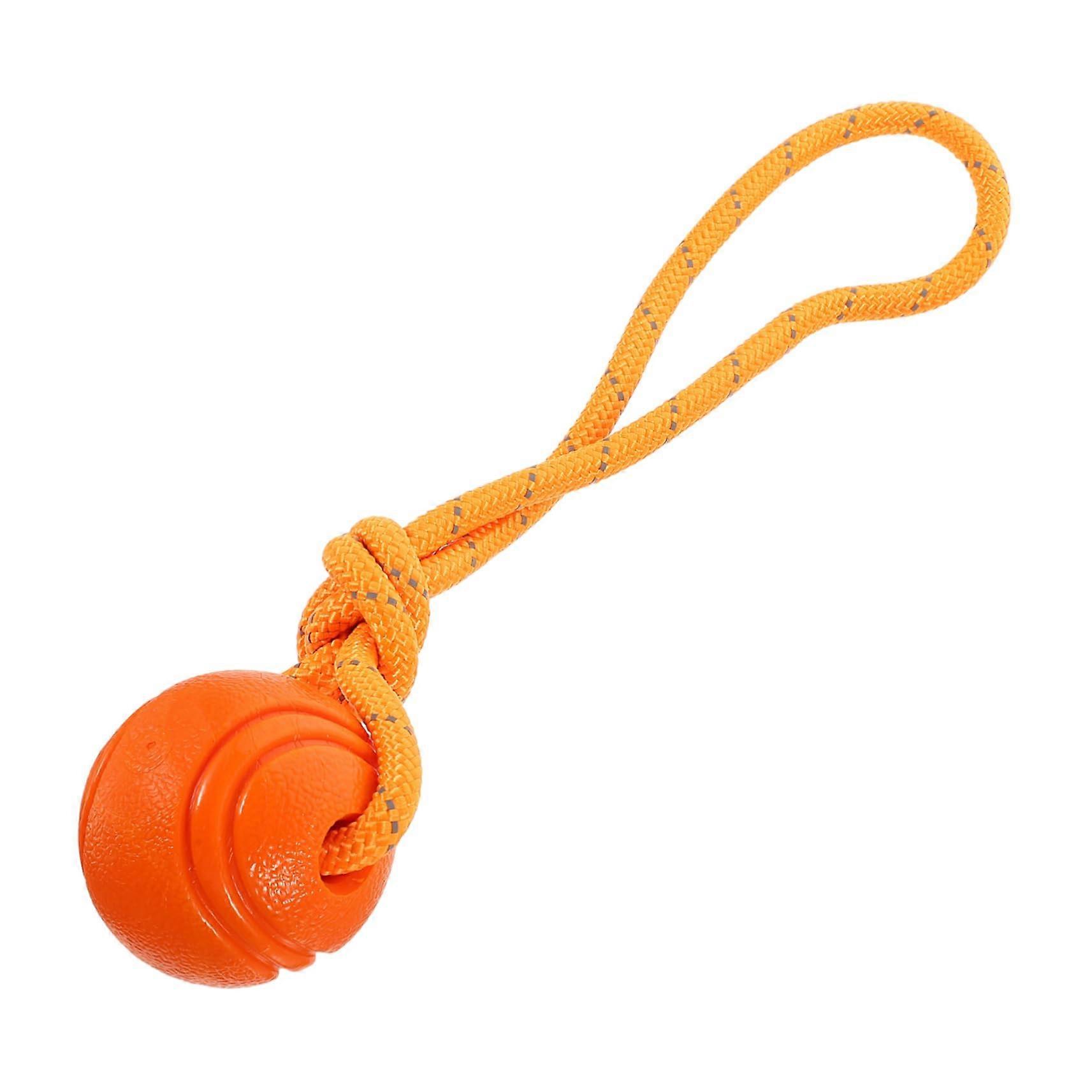 Portable Puppy Tug Toy for Dogs - Wear-Resistant Rubber Rope Chew Toy, Interactive Kneading Toy, Pack of 3