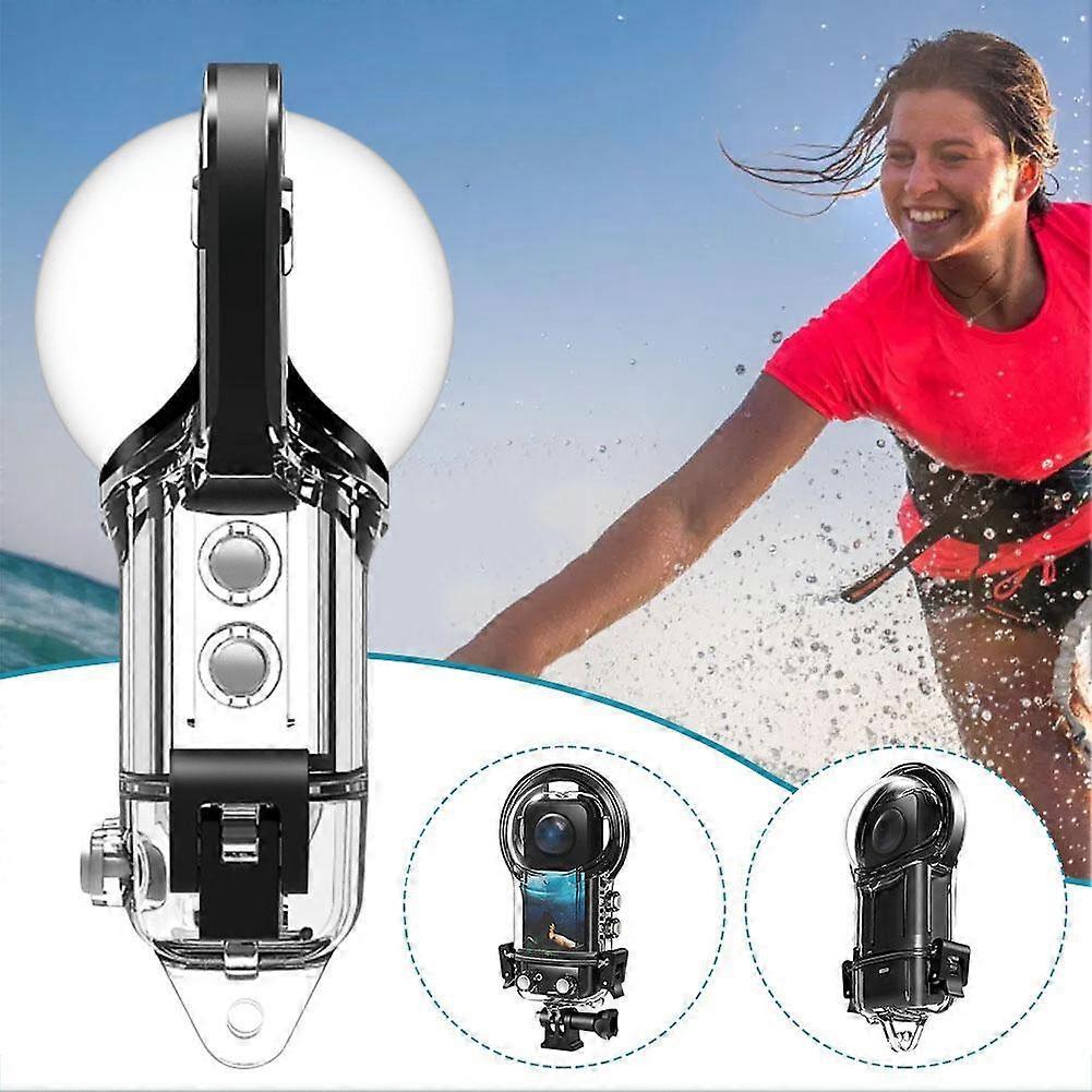 Waterproof case (A)$Applicable to Insta360 X4 panoramic camera diving case Insta360 X4 waterproof case