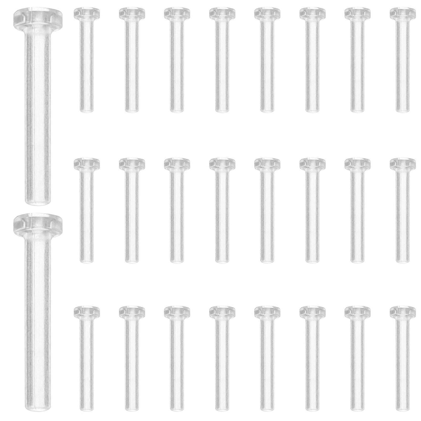 50pcs Flexible Durable Earring Backs for Secure Jewelry Display, Hypoallergenic Earring Pin Protectors for DIY and Comfort