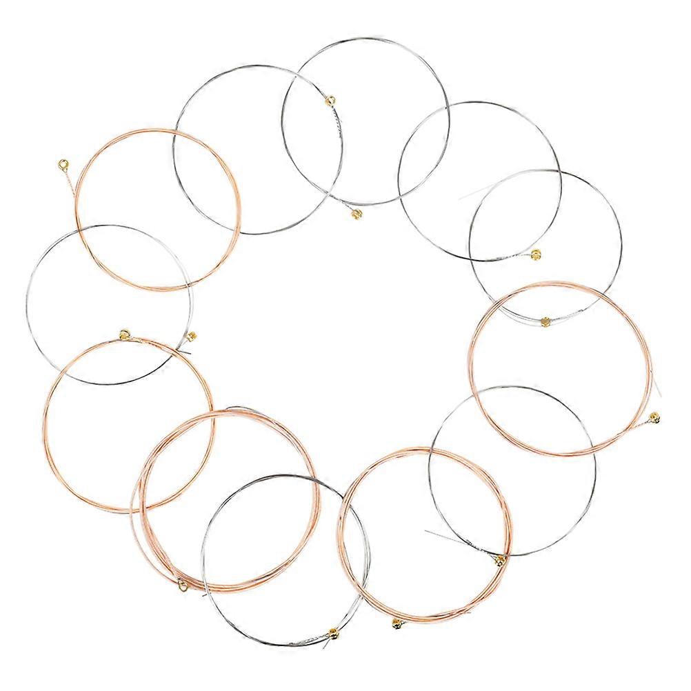Guitar String Universal Silver Sound Volume Balance 12Pcs