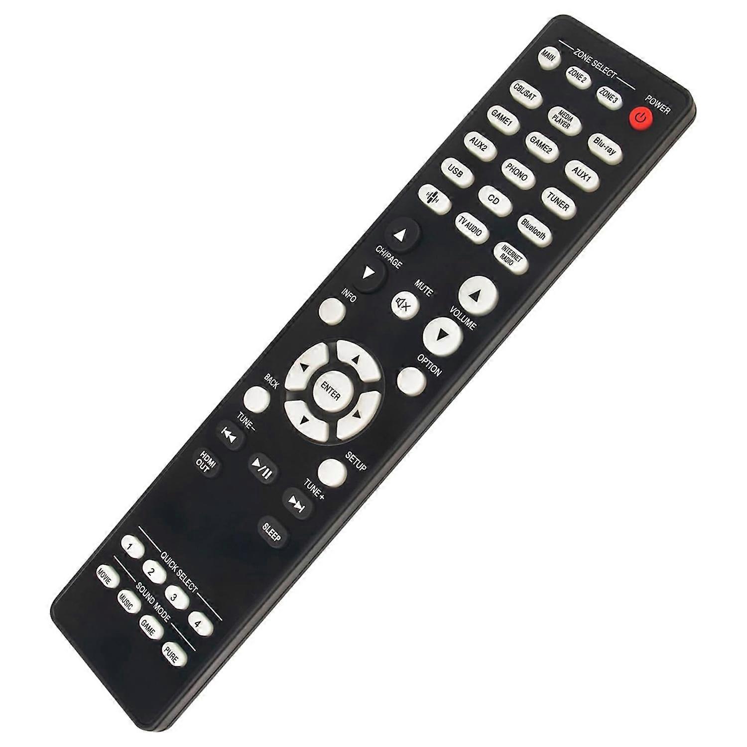 RC-1256 For Denon Amplifier Remote Control Replacement 1-10m Range Handheld Controller