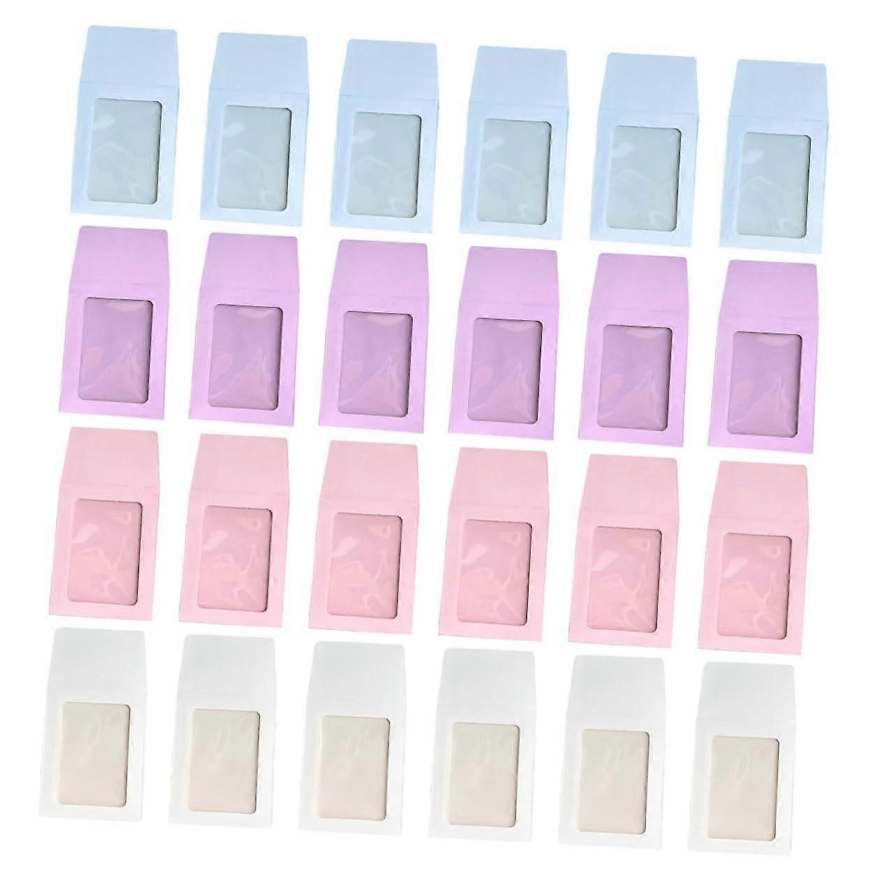 40 Transparent Card Sleeves for Photos and Trading Cards, 40-Piece Makkaron Binder Sleeves, PVC Material, Standard Size